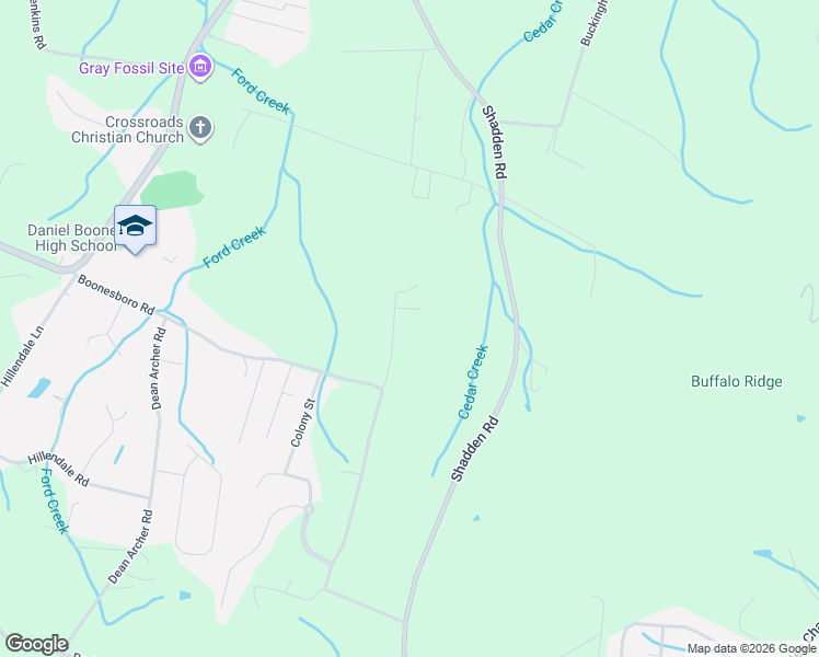 map of restaurants, bars, coffee shops, grocery stores, and more near 134 Stafford Road in Johnson City