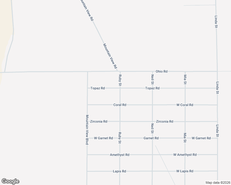 map of restaurants, bars, coffee shops, grocery stores, and more near 1840 Topaz Road in Pahrump