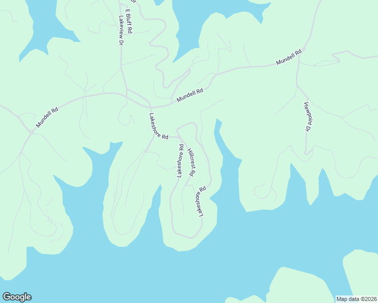 map of restaurants, bars, coffee shops, grocery stores, and more near Hillcrest Road in Eureka Springs