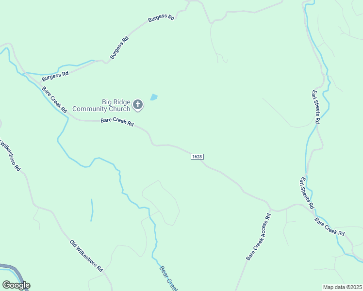 map of restaurants, bars, coffee shops, grocery stores, and more near 2181 Bare Creek Road in Jefferson