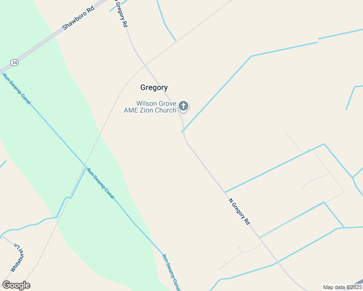 map of restaurants, bars, coffee shops, grocery stores, and more near 280 North Gregory Road in Shawboro