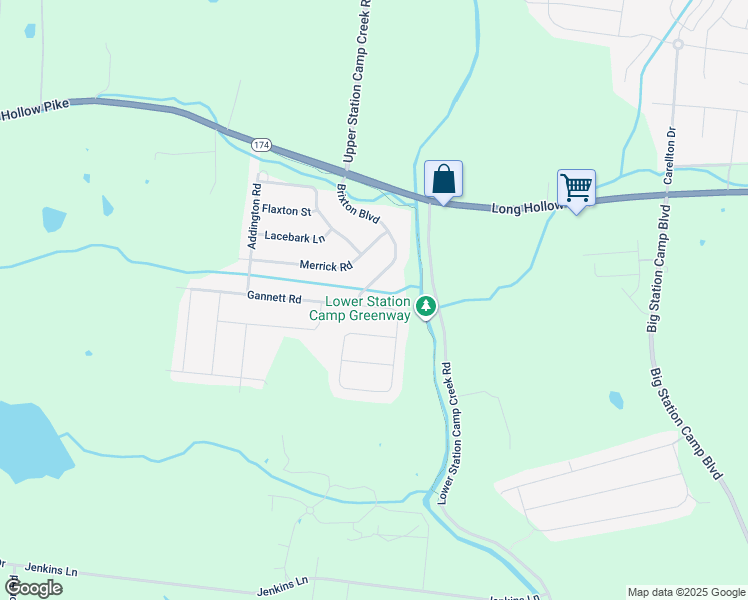 map of restaurants, bars, coffee shops, grocery stores, and more near 1041 Brixton Boulevard in Hendersonville