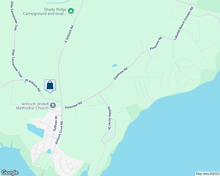 map of restaurants, bars, coffee shops, grocery stores, and more near 488 Pineview Road in Springville