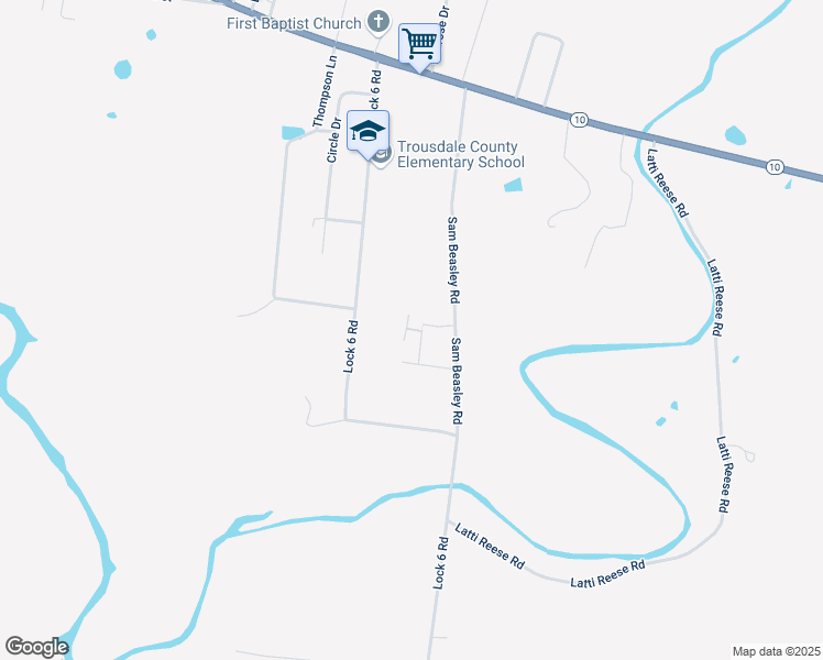 map of restaurants, bars, coffee shops, grocery stores, and more near 309 East Ridge Court in Hartsville