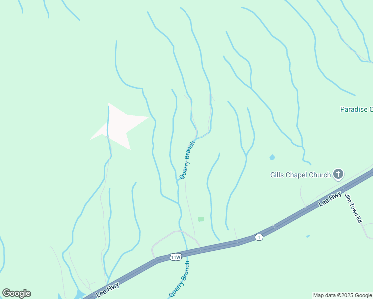 map of restaurants, bars, coffee shops, grocery stores, and more near 151 Rough Hollow Rd in Hawkins