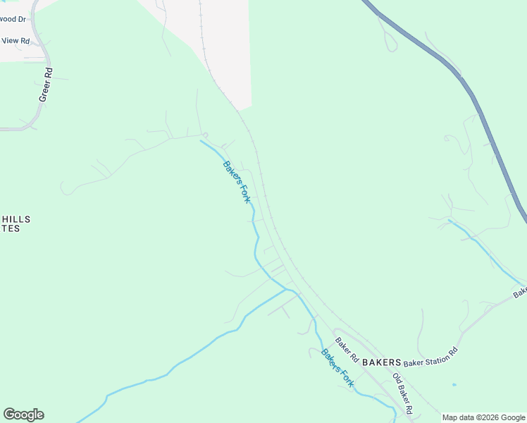 map of restaurants, bars, coffee shops, grocery stores, and more near 2401 Baker Road in Goodlettsville