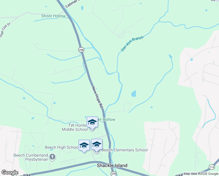 map of restaurants, bars, coffee shops, grocery stores, and more near 2236 New Hope Road in Hendersonville