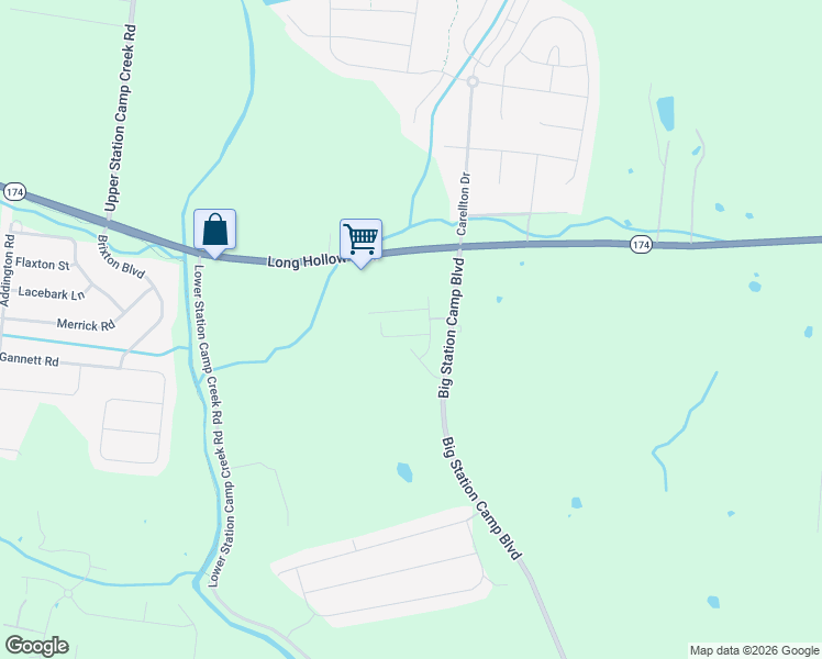 map of restaurants, bars, coffee shops, grocery stores, and more near 421 Deveron Drive in Gallatin
