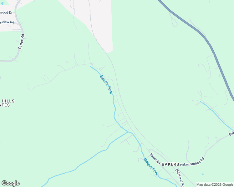 map of restaurants, bars, coffee shops, grocery stores, and more near 2407 Baker Road in Goodlettsville