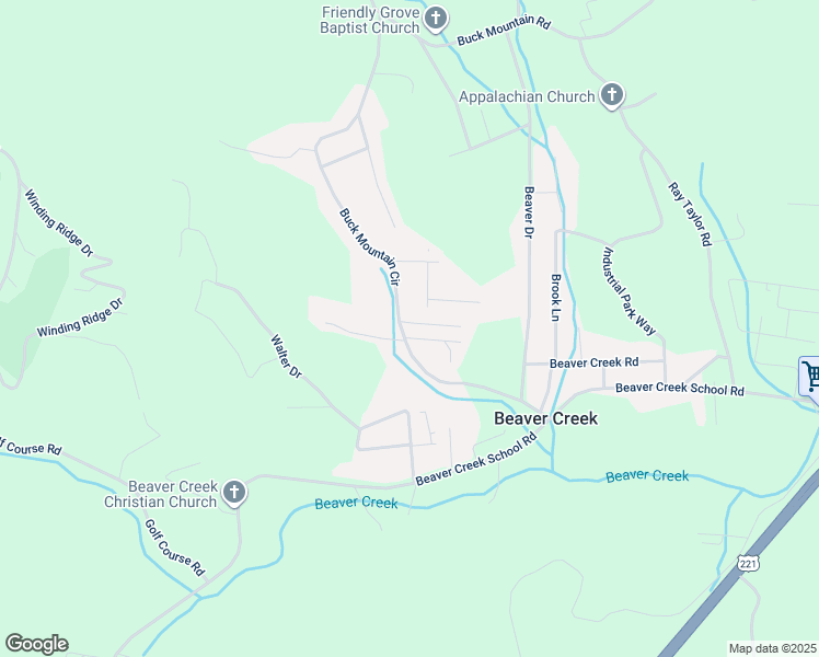 map of restaurants, bars, coffee shops, grocery stores, and more near 502 Buck Mountain Circle in West Jefferson