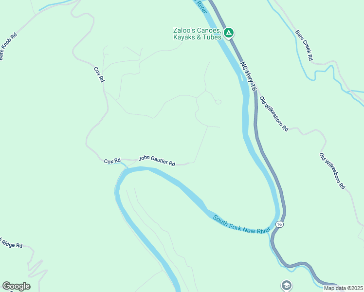 map of restaurants, bars, coffee shops, grocery stores, and more near 265 John Gautier Road in Jefferson