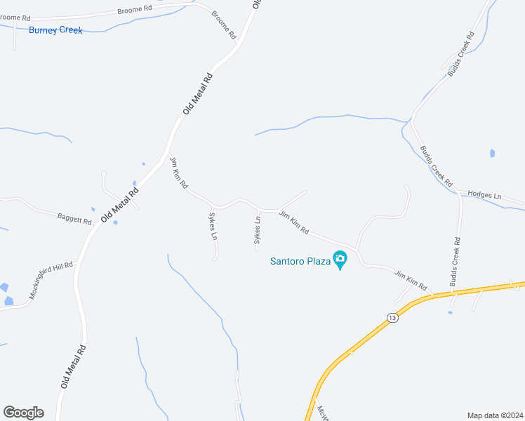 map of restaurants, bars, coffee shops, grocery stores, and more near 1850 Jim Kim Road in Palmyra