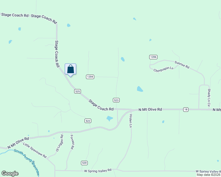 map of restaurants, bars, coffee shops, grocery stores, and more near 16451 Bluebird Way in Gravette