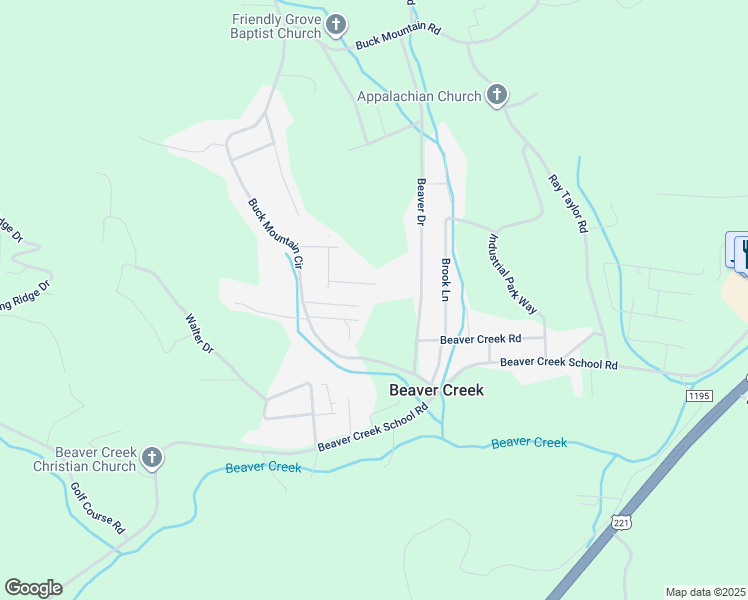 map of restaurants, bars, coffee shops, grocery stores, and more near 257 Beaver Drive in West Jefferson