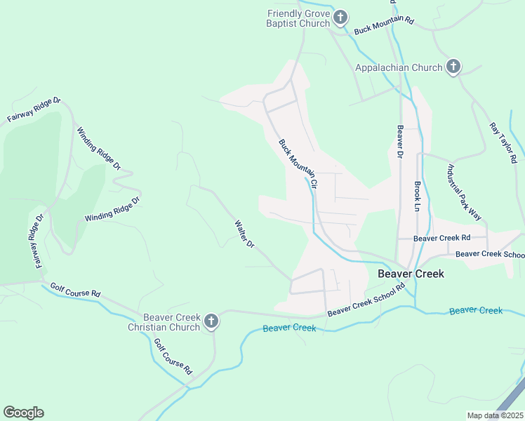 map of restaurants, bars, coffee shops, grocery stores, and more near 277 Joe Lyalls Road in West Jefferson