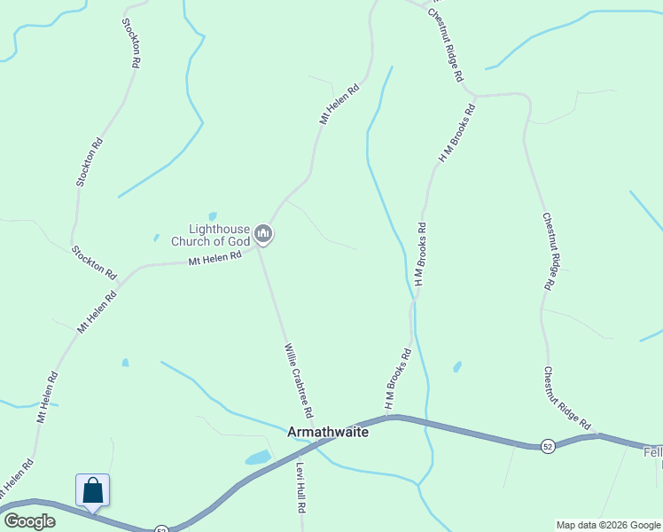 map of restaurants, bars, coffee shops, grocery stores, and more near 200 H M Brooks Road in Allardt