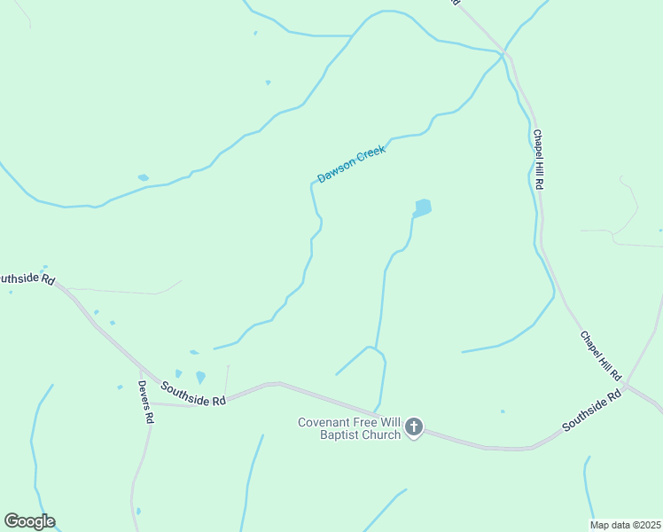 map of restaurants, bars, coffee shops, grocery stores, and more near 1529 Southside Road in Southside
