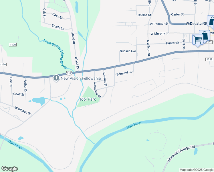 map of restaurants, bars, coffee shops, grocery stores, and more near 2 Pineland Avenue in Madison