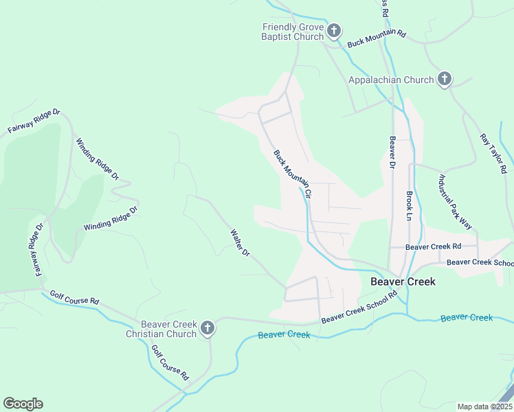 map of restaurants, bars, coffee shops, grocery stores, and more near 282 Joe Lyalls Road in West Jefferson