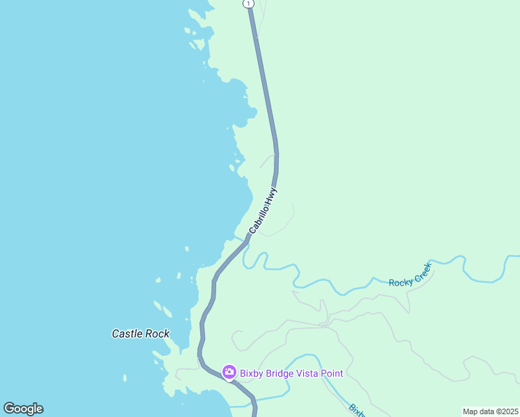 map of restaurants, bars, coffee shops, grocery stores, and more near 38462 California 1 in Monterey