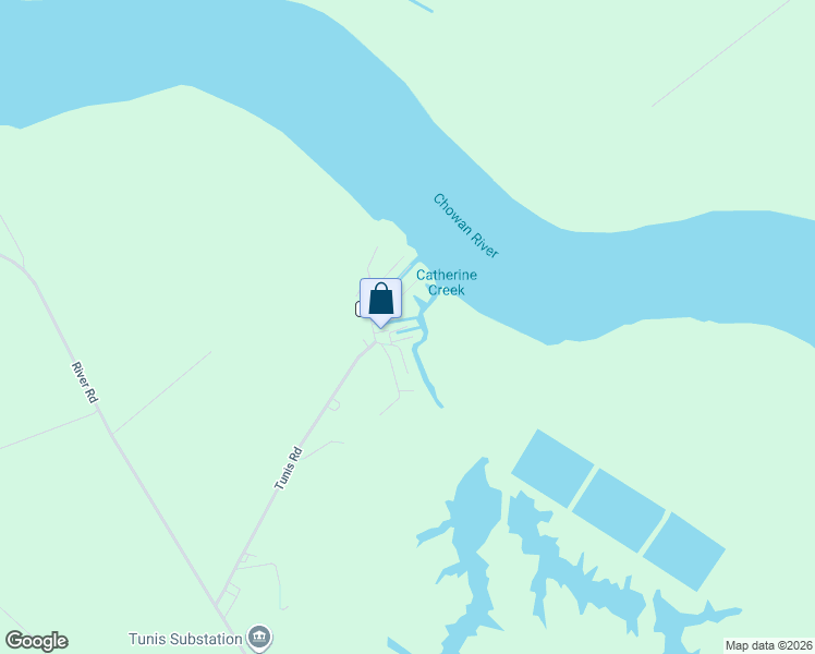 map of restaurants, bars, coffee shops, grocery stores, and more near 107 Duck View Lane in Cofield