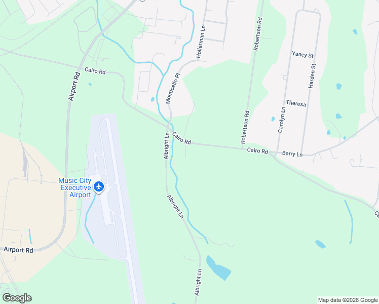 map of restaurants, bars, coffee shops, grocery stores, and more near 1614 Cairo Road in Gallatin