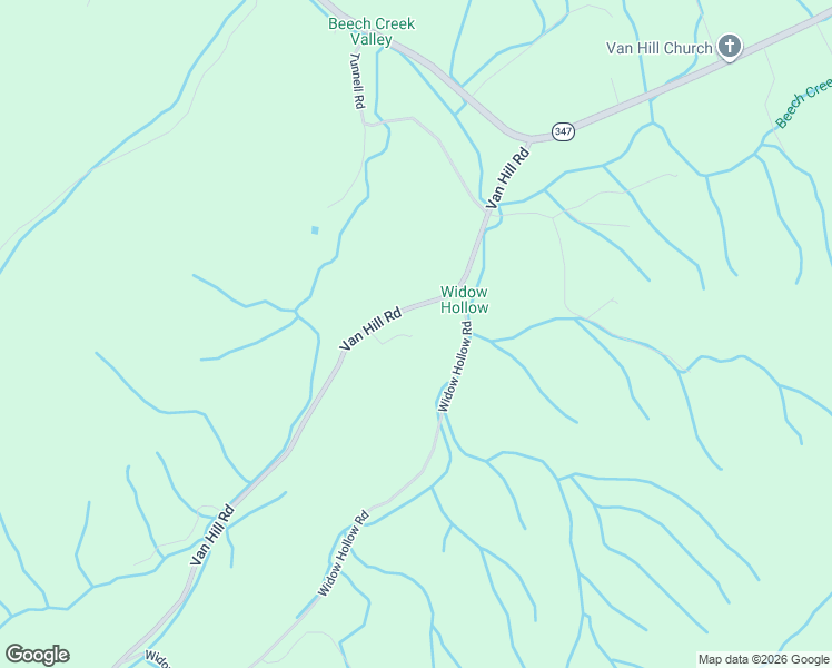 map of restaurants, bars, coffee shops, grocery stores, and more near 4157 Van Hill Road in Greeneville