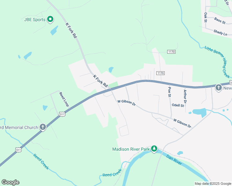 map of restaurants, bars, coffee shops, grocery stores, and more near 311 West Gibson Drive in Madison