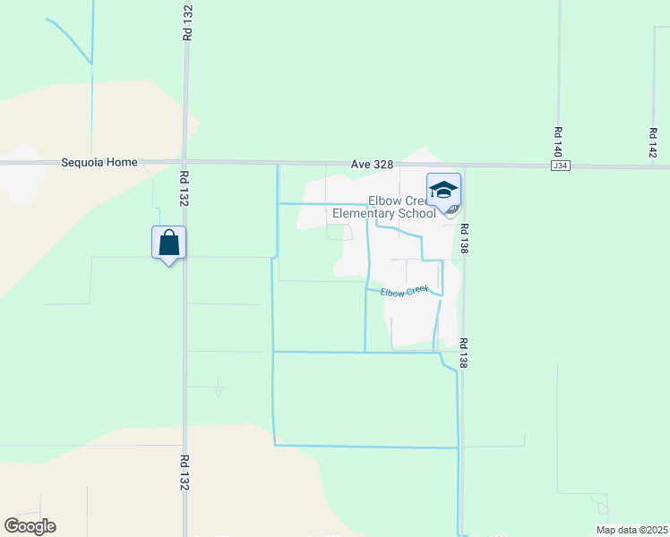 map of restaurants, bars, coffee shops, grocery stores, and more near 13401 Avenue 328 in Visalia