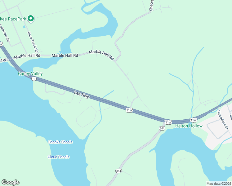 map of restaurants, bars, coffee shops, grocery stores, and more near 229 Marble Hall Road in Rogersville