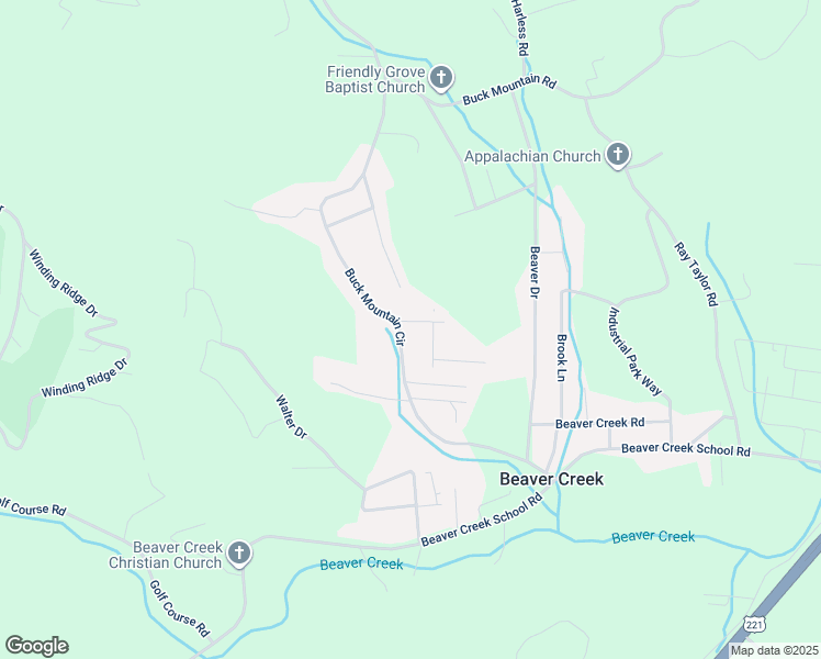 map of restaurants, bars, coffee shops, grocery stores, and more near 122 West Rainbow Road in West Jefferson