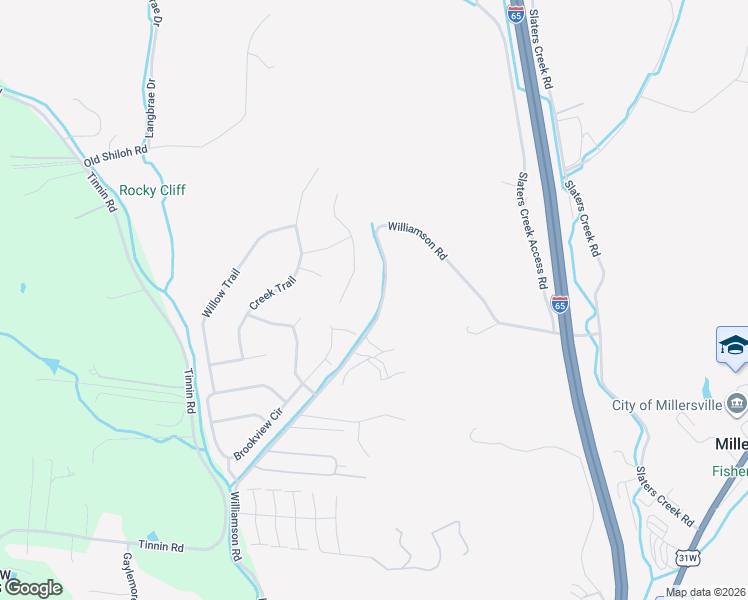 map of restaurants, bars, coffee shops, grocery stores, and more near 1415 Williamson Road in Goodlettsville
