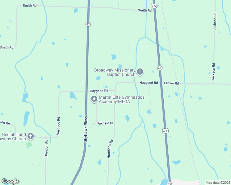 map of restaurants, bars, coffee shops, grocery stores, and more near 586 Haygood Road in Martin