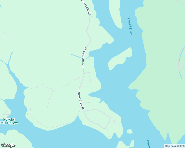 map of restaurants, bars, coffee shops, grocery stores, and more near 135 Winter Lane in LaFollette