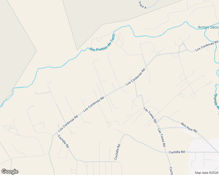 map of restaurants, bars, coffee shops, grocery stores, and more near 87 Los Cordovas Road in Taos