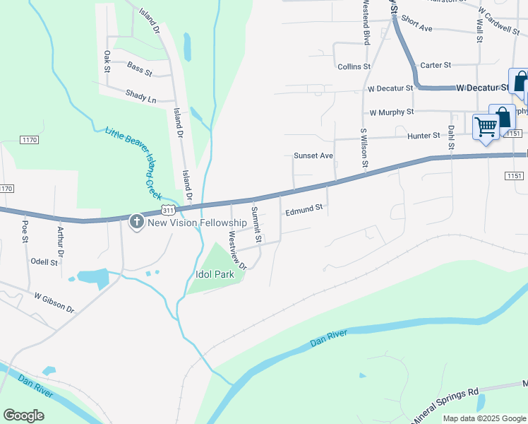 map of restaurants, bars, coffee shops, grocery stores, and more near 303 Summit Street in Madison