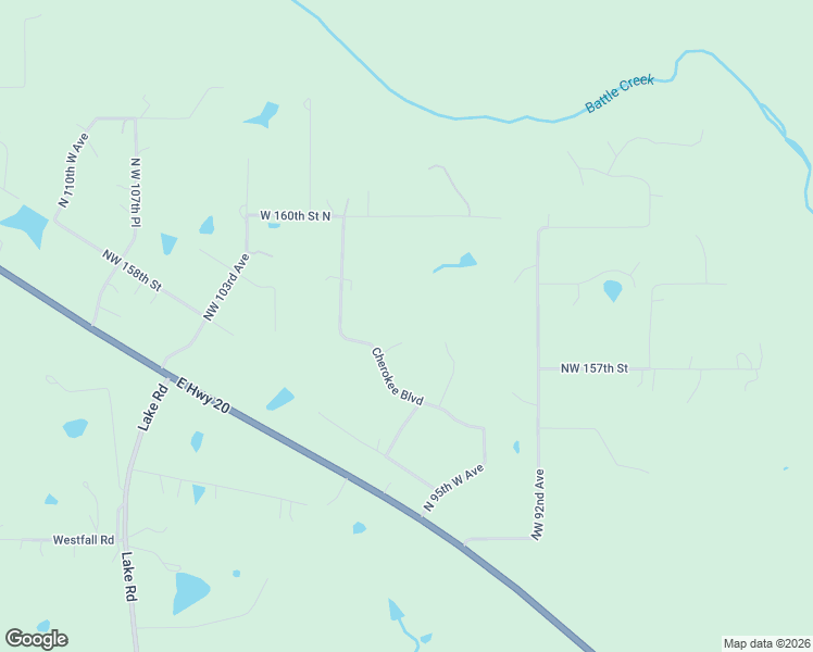 map of restaurants, bars, coffee shops, grocery stores, and more near 15741 Cherokee Court in Skiatook