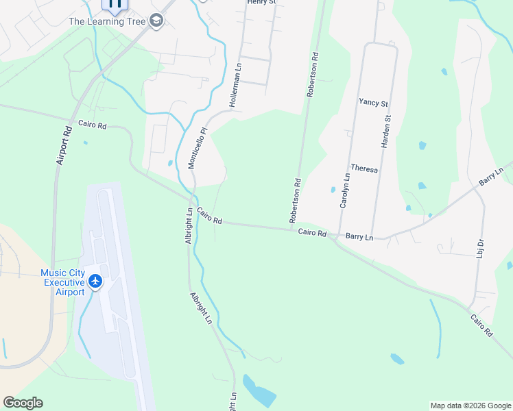 map of restaurants, bars, coffee shops, grocery stores, and more near 1625 Cairo Road in Gallatin