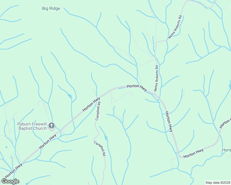 map of restaurants, bars, coffee shops, grocery stores, and more near 14660 Horton Highway in Chuckey