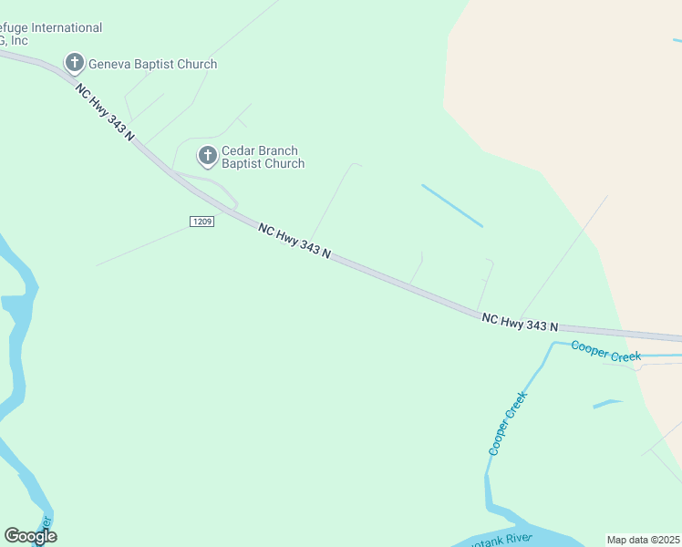 map of restaurants, bars, coffee shops, grocery stores, and more near 793 North Carolina Highway 343 North in Camden