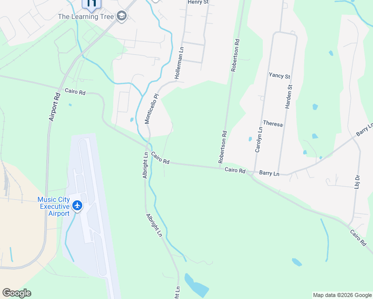 map of restaurants, bars, coffee shops, grocery stores, and more near 1625 Cairo Road in Gallatin