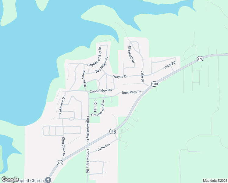 map of restaurants, bars, coffee shops, grocery stores, and more near 206 Deer Path Drive in Lakeview