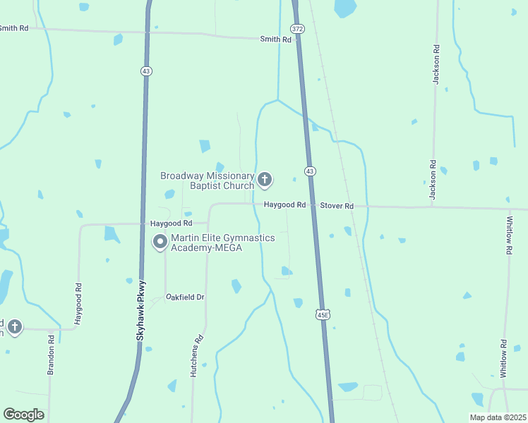 map of restaurants, bars, coffee shops, grocery stores, and more near 183 Haygood Road in Martin