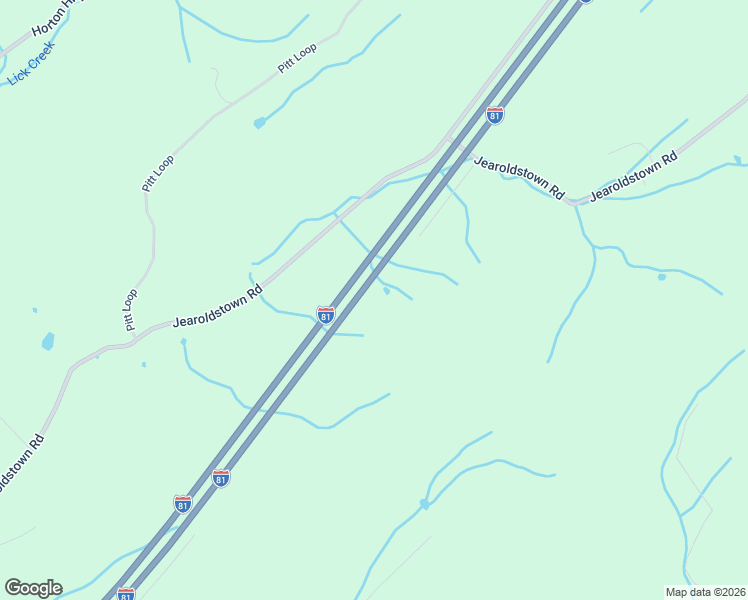 map of restaurants, bars, coffee shops, grocery stores, and more near Interstate 81 in Chuckey
