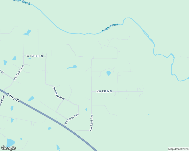 map of restaurants, bars, coffee shops, grocery stores, and more near 9150 West 159th Street North in Skiatook