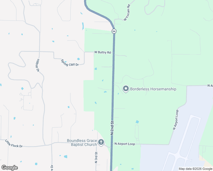 map of restaurants, bars, coffee shops, grocery stores, and more near 4094-4184 North 2nd Street in Rogers