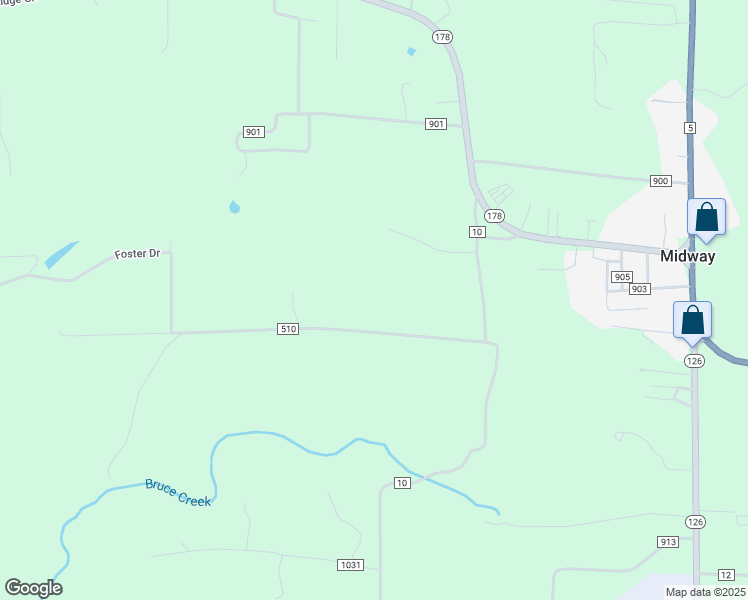 map of restaurants, bars, coffee shops, grocery stores, and more near in Midway