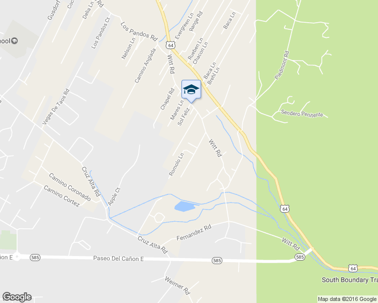 map of restaurants, bars, coffee shops, grocery stores, and more near Romolo Lane in Taos