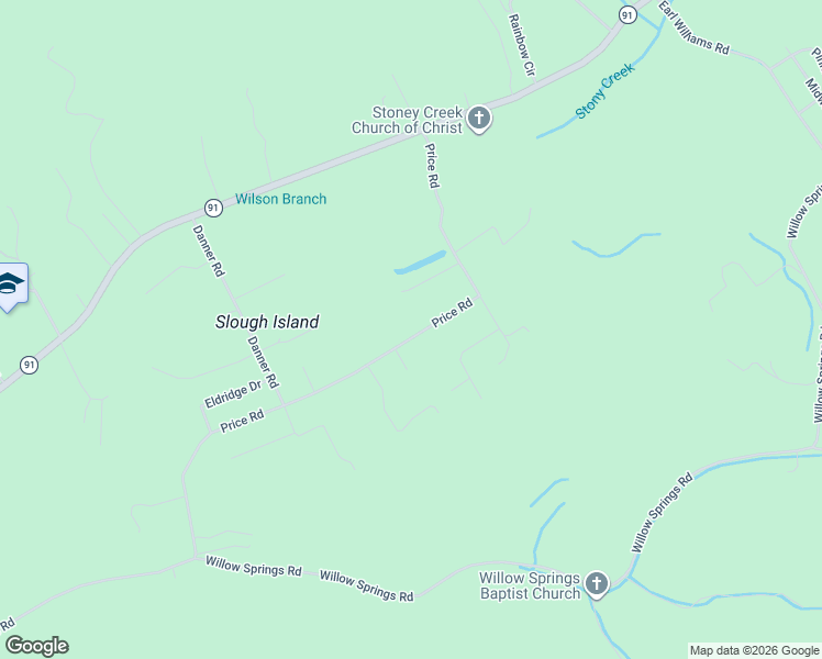 map of restaurants, bars, coffee shops, grocery stores, and more near 261 Price Road in Elizabethton