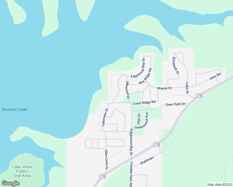map of restaurants, bars, coffee shops, grocery stores, and more near 656 Edgewood Bay Drive in Lakeview